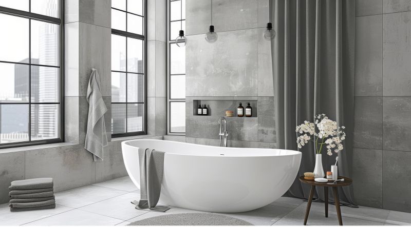 Freestanding Oval Tub